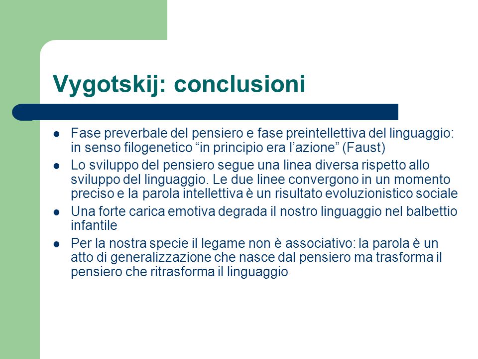 vygotskij pensiero e linguaggio pdf